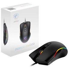 GM300 리니지 백종원마우스 특이한마우스 큰 마우스 마우스순위 FPS게임마우스, MSI FORGE GM300 게이밍 마우스, 혼합색상