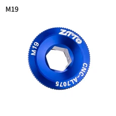 ZTTO 자전거 크랭크 셋 알루미늄 나사 암 볼트 호환 캡 5 색 M20 M19 M18 MTB 도로 M6000 105 용 범용, 05 BLUE