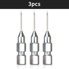 그리스 건 니들 팁 노즈 인젝터 디스펜서 입구 1 5MM 노즐, 3pcs