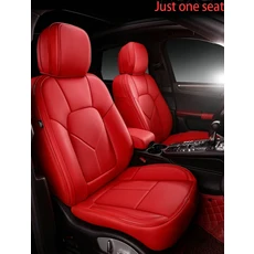 Toyota Land Cruiser CHR Corolla Yaris Prius RAV4 용 나파 가죽 카시트 커버 스타일링 자동차 액, 01 사계절, 01 진짜 가죽, 17 Just one seat