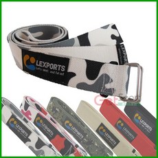 皮拉提斯伸展帶(無彈性瑜珈繩/瑜伽帶/彼拉提斯/寬版瑜珈繩/棉質/台灣製), 詳見包裝, 詳見包裝, 迷彩紅