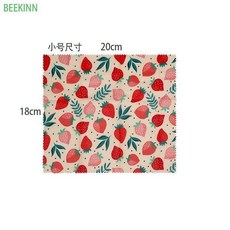 BEEKINN 蜂蠟保鮮布 隨機圖案, 1個, 小號 隨機圖18*20cm