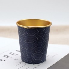 貝貝 金箔紙杯 240ml, 1個, 款五金盃50只 210ml