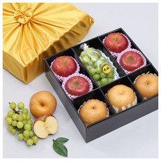 초록자연 혼합 1호 과일선물세트(사과4+배3+샤인머스켓1) 건강간식 선물추천 과일선물, 초록자연 혼합 1호 과일선물세트(사과4+배3+샤인머스켓