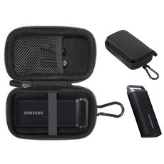 AllTRAVEL 트래블 삼성 T5 EVO 휴대용 SSD 2TB 4TB 8TB USB 3.2 Gen 1 외장 솔리드 스테이트 드라이브용 케이스 128374