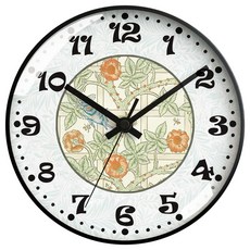 호환 1개 DIY - 10인치 나무 베니어 원형 벽시계 (수확 바구니 포함) - 무소음 무틱킹 메커니즘 방 집 사무, 피클볼 공 라켓 경기용 초보 색상 패턴 벽시계 배터리, 01 WGZ-LYY251119002