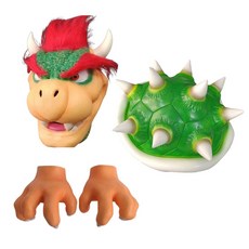 WULA烏拉 超級瑪利歐庫巴 庫巴頭套 庫巴爪子 烏龜道具 烏龜殼 碧姬公主 超級瑪利歐魔王衣服 庫巴服