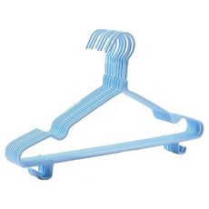 머니풀 파스텔 미끄럼방지 후크걸이 옷걸이, 블루, 20개