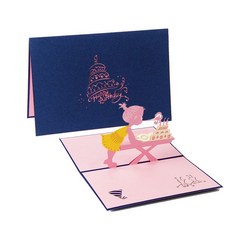 IDEA1st 어린이 생일 축하 입체 카드 팝업 생축 파티 기념일 해피벌스데이, 1개