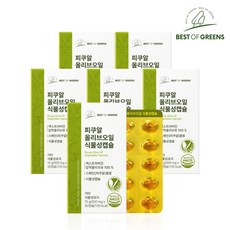 피쿠알 올리브오일 엑스트라버진 식물성캡슐, 6박스, 30정