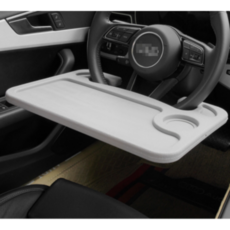 론조모니 다용도 차량용 운전대 테이블, 그레이, 1개