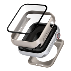 WA064 지모 애플워치 호환 풀커버 방수 케이스, 블랙, 42mm(10세대)