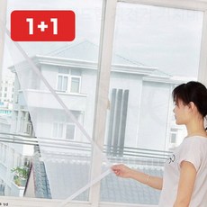 창문모기장 방충망 자석 베란다 탈부착 붙이는 여름 설치, one 창문형모기장_200X150