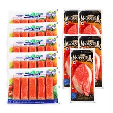 한성기업 크래미H90gX5개 + 몬스터크랩72gX5개, 1세트