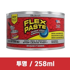 플렉스씰 플렉스 페이스트 454g 방수 실란트 코팅 벽 수리 균열 막기, 258ml, 투명, 1개