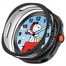 갤럭시워치8 클래식 호환 실리콘 케이스, 블랙, 1개