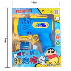 蠟筆小新投影槍玩具【台灣檢測正版現貨】兒童益智玩具槍 送禮首選, 1個, 蠟筆小新 泡泡機 1個