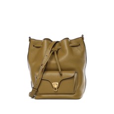 코치넬레 비트 제너레이션 드로스트링 포켓 레더 버킷 백