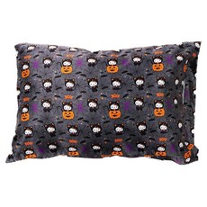 시나모롤 뷰티 실키 새틴 스탠다드 2팩 양면 베개 커버 50.8 x 76.2cm(20 30인치) 머리카락과 피부용 (공식 라이선스 제품) Franco Collectibles 제, 헬로 키티 - 해골