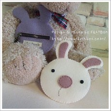 바니 동전 지갑 공예 교구, 연보라, 1개