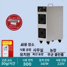 오존 냄새제거 공기 생성기 발생기 탈취기 소독기, 304 1단계 장수명 30g, 기본 모델명/품번