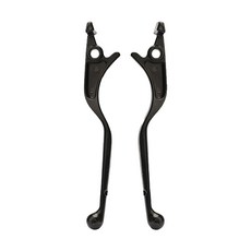 전기자전거 브레이크 핸들 세트 19.4cm 크기의 알루미늄 컨트롤 파트 1쌍 정기 점검 및 수리 작업에 적합합니다, 검은, 흑색의, 1세트