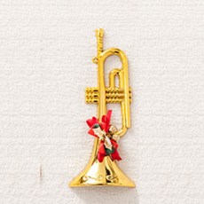 클래식 골드 악기장식, 트럼펫, 3개