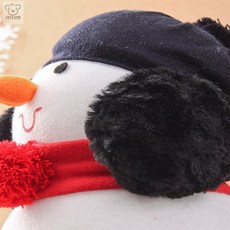 리치점빵 [겨울필수]뽀송이 방한 귀마개 (블랙) 방한귀덮개 남자귀도리