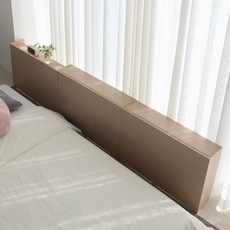 비트윈 저상형 헤드겸 침대 틈새선반 수납장 3P세트 (일반1+도어2) IH2151, 네추럴_IH2151