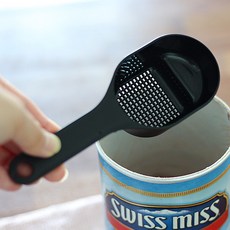 블랙 코쿠보 밀가루채 베이킹채망 체 스푼 미니 채망, 1개