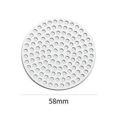 515358mm 커피 퍽 스크린 304 스테인레스 스틸 더블 레이어 파인 필터 스크린 Portafter 농구 에스프레소 액세서리, [03] 58mm