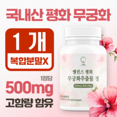 온채움 밸런스 평화 무궁화 추출물 정품, 1개, 60정