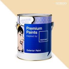 노루페인트 팬톤 외부용 실외 무광 페인트 4L, 12-0714 Cornhusk, 1개
