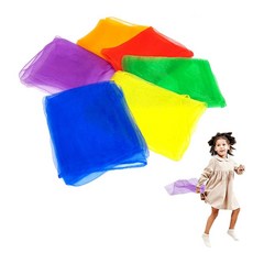 체육완구 스카로 저글링 스카프 60 x (6컬러1세트) 60cm