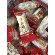 sns 古早味 新年 糖果 軟糖 日日旺 牛軋糖 花生牛軋糖, 1個, 300公克約23個