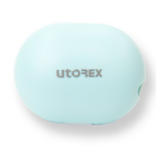 유토렉스 에그팝 충전식 UV-C 휴대용 칫솔살균기, UTC-3150S, 아쿠아블루