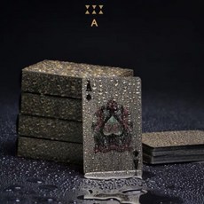 撲克牌 防水耐折 好看又實用 過年必備 聚會必備, 詳見包裝, 金色