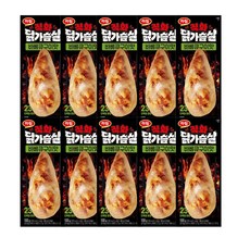 하림 직화 닭가슴살 바베큐구이 100g 10개