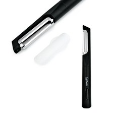 라쿠친 일자 감자칼 안전캡포함 야채 슬라이스 칼 필러 껍질제거기 스테인레스 채칼 야채 스틸 슬라이서 dew+3449sR