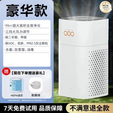 공기 청정기 작은방 다이닝 공기 정화기 표준형30m² 탁상 사무실 식탁, 디럭스 모델 90m 포름알데히드 간접흡연 VOC 꽃가루, 기본