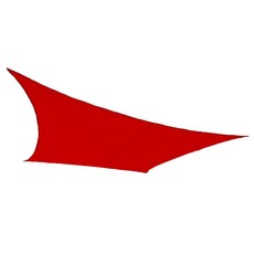 썬키다 옥상 방수 삼각 그늘막 차광막 썬쉐이드 옥상 천막, 3x4m사각, PES 패브릭 와인