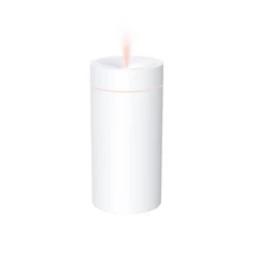 다채로운 자동차 탑재 아로마 테라피 기계 미니 휴대용 스프레이 무선 홈 가습, 01 White USB plug-in