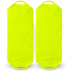 리앤리 대나무 친환경 등때밀이 롱 샤워타월, 2개, 1세트, 라임