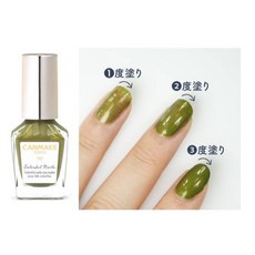 Canmake 多彩光澤限定 指甲油, 1個, #N107：金屬綠(限定版), 金屬綠