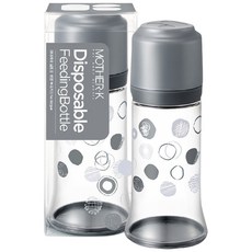 MOTHER-K 拋棄式奶瓶 (灰 棕) - 外出必備、安全材質、方便攜帶, 拋棄式奶瓶-時尚灰