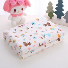 DFMEI A類純棉嬰兒童隔尿墊防水可洗大號雙面防滑透氣新生兒用品牀尿墊, 1個, 【4條裝】30*45釐米