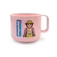 플레이모빌 한손컵 / 어린이날선물 집들이선물 답례품 입체컵 구디백 생일선물 10개 주문가능, 1개, 정원사_핑크