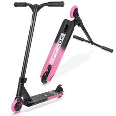 VOKUL Complete Pro Scooter 만 6세 어린이 남아 여아 청소년 - 프리스타일 트릭 프로 스턴트 스쿠터 (핑크), VOKUL Complete Pro Scooter 만 6