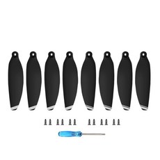 大疆 Mini 2/2SE 螺旋槳 副廠替換配件, 1個, 4726F槳葉黑色銀邊2對8片-副廠
