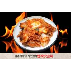 소문난 썰은맛김치주문 매운불닭 실비김치 1KG 3KG 5KG 국내산100% 국산배추김장김치 HACCP 해썹 전라도 국밥맛집 감칠맛장인, 1개